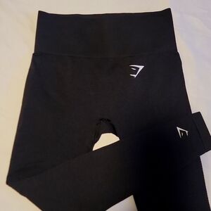 GYMSHARK VITAL SEAMLESS 2.0 LEGGINGS - Women Size XS Black